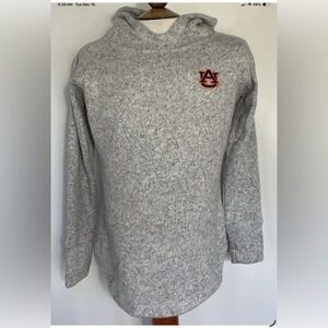 UNIVERSITY OF AUBURN TIGERS GRAY PULLOVER HOODIE SIZE MEDIUM
